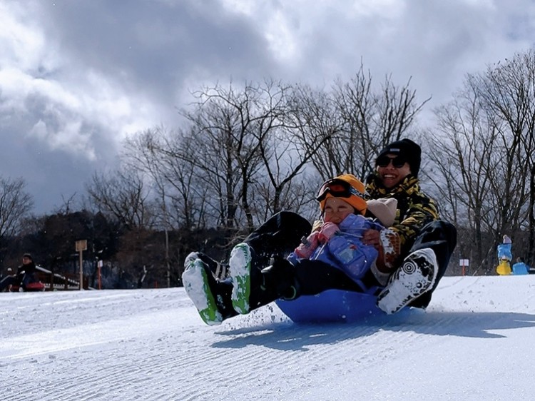 今天的兒童雪道報告